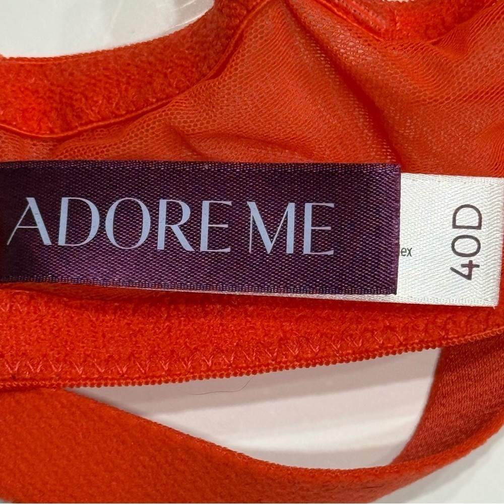 Adore Me Vibrant Red Lace Bra - Picture 2 of 5